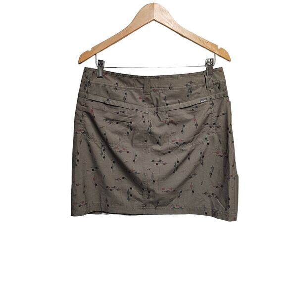 EDDIE BAUER Skort Skirt Adventurer 2.0 Arrow Green Size 8 - Picture 4 of 4